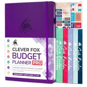 Clever Fox Budget Planner Pro in Purple